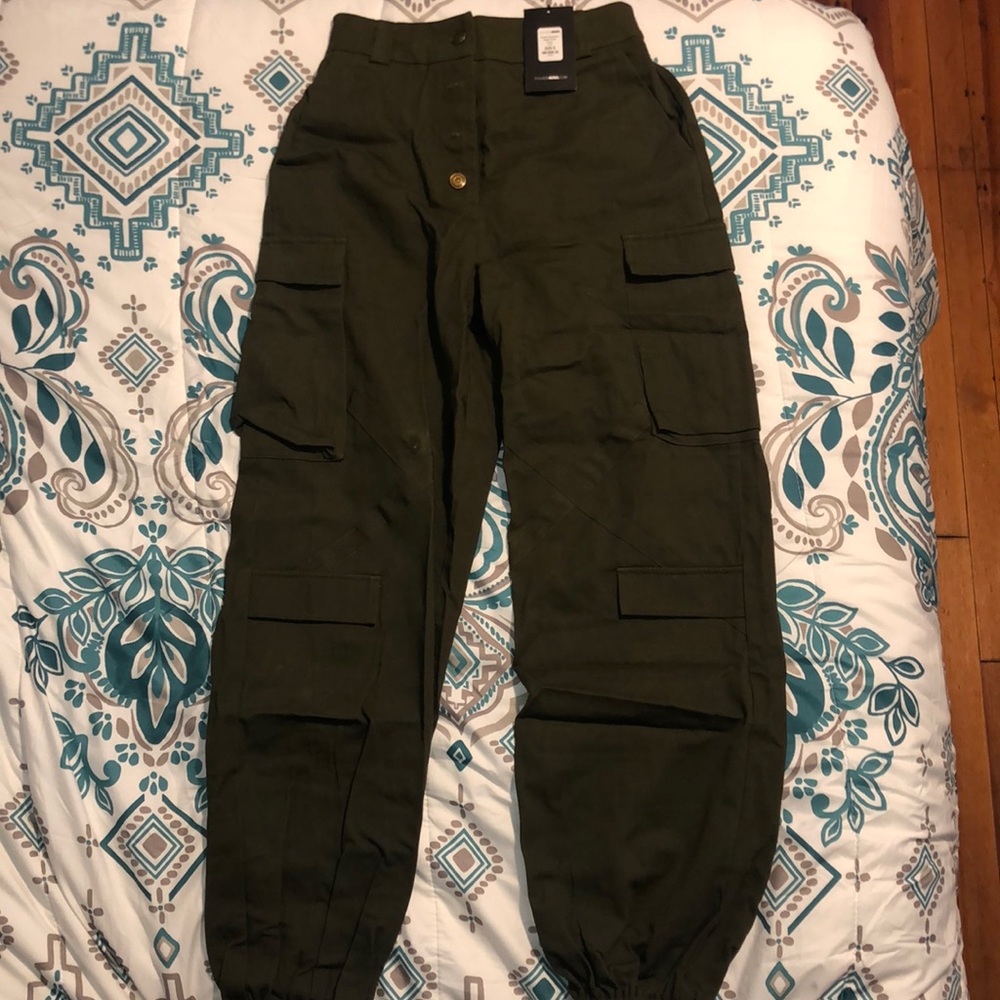 Oversized camo jogger pants